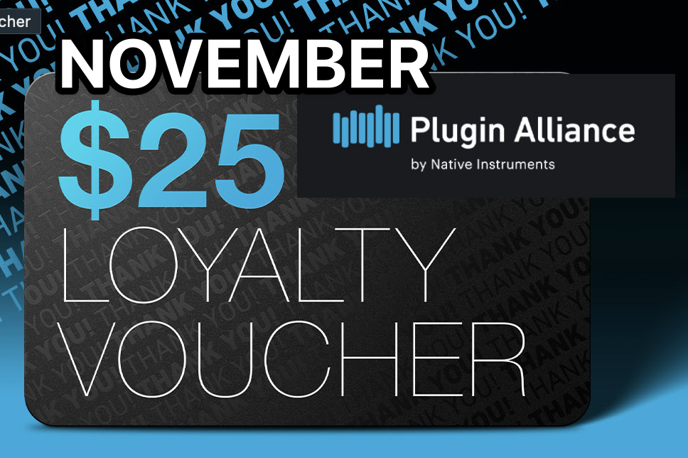 Plugin Alliance - Voucher Code $25 Loyalty Voucher